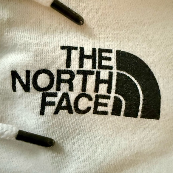 EUC: The North Face Men’s XL White Hoodie Never Stop Exploring Logo Sweatshirt - Picture 8 of 14